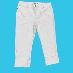 CAbi White Boyfriend Jeans